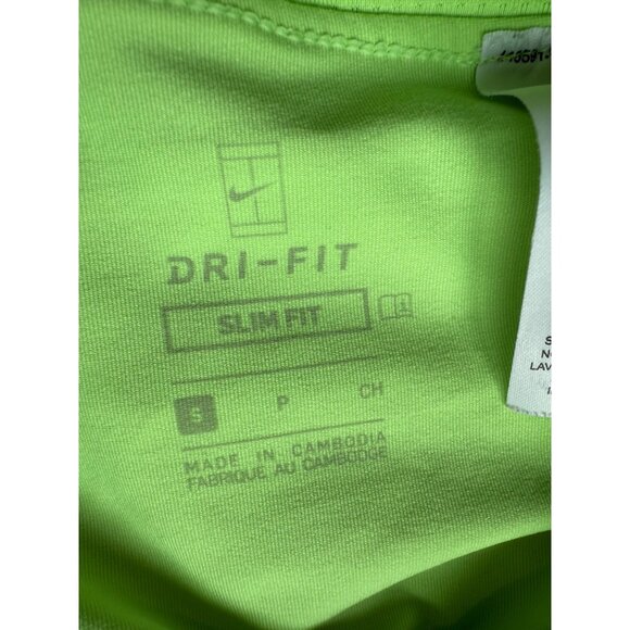 Nike Skirt Size Small Dr-Fit Court Victory Bright Lime Green Tennis Pickleball - Picture 3 of 13